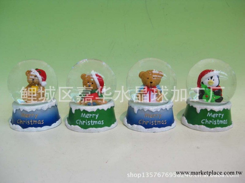 聖誕禮品 聖誕水球 聖誕老人水晶球 樹脂工藝品 樹脂聖誕水球工廠,批發,進口,代購