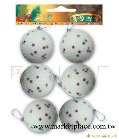 供應聖誕禮品  電鍍球 灑粉  聖誕球 工藝品工廠,批發,進口,代購