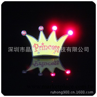 聖誕節LED夜光熒光胸章 專業生產廣告促銷禮品 發光胸章工廠,批發,進口,代購