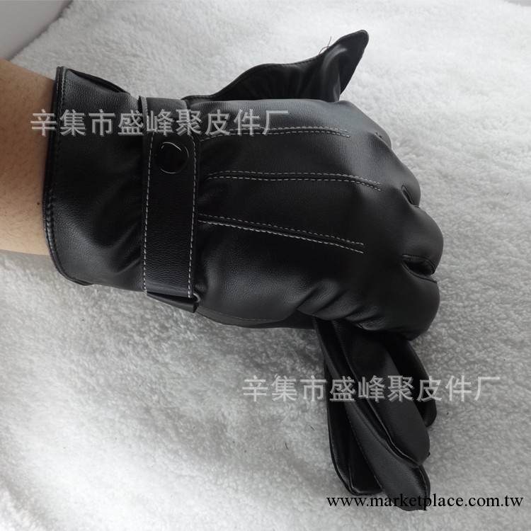 廠傢批發手套 保暖 三道筋男款高檔仿皮時尚手套男士真皮手套工廠,批發,進口,代購