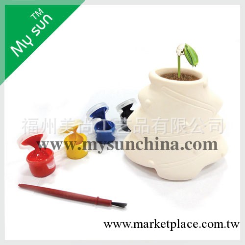 DIY 彩繪畫 之陶瓷立體彩繪 帶顏料筆 可批發 聖誕老人 創意禮品工廠,批發,進口,代購