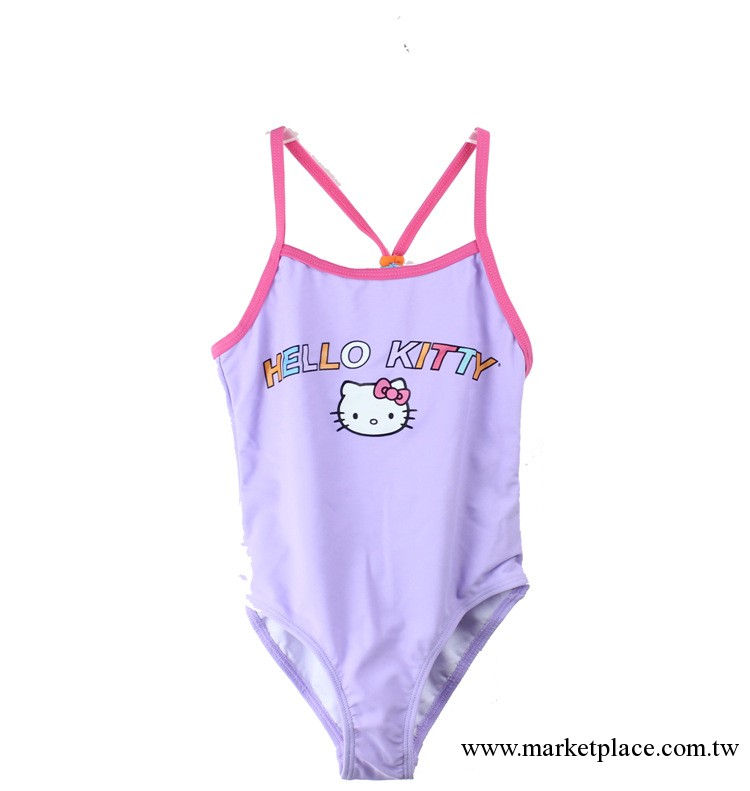 Hello kitty韓版泳衣批發 女寶寶可愛連身泳衣 尼龍兒童連身泳衣工廠,批發,進口,代購