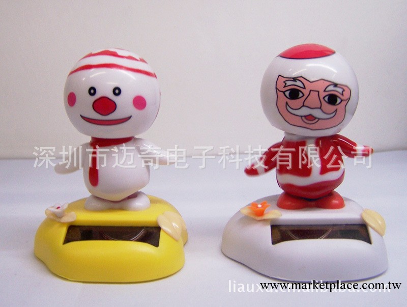 太陽能公仔/太陽能蘋果花/精品熱銷禮品/聖誕雪人公仔工廠,批發,進口,代購