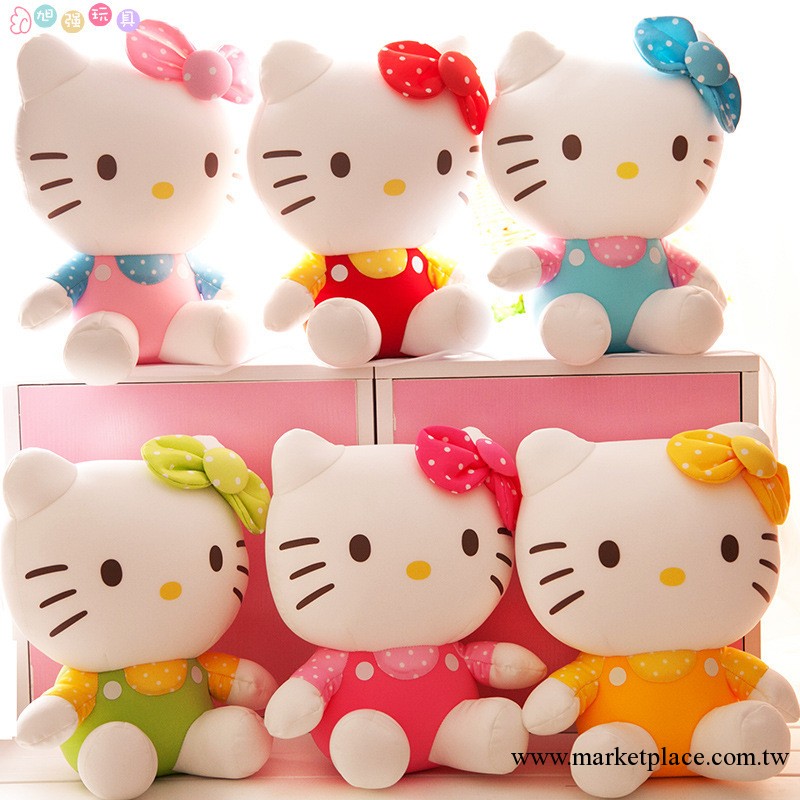 正版hello kitty納米泡沫粒子凱蒂貓公仔 毛絨玩具工廠,批發,進口,代購