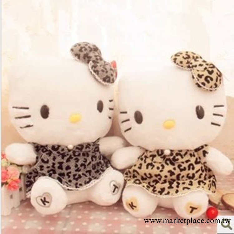 澳捷爾 正版hello kitty kitty貓公仔 KT貓毛絨玩具 12寸豹紋KT工廠,批發,進口,代購