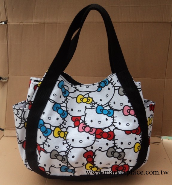 hello kitty韓款手提包 純棉小包 休閒女包工廠,批發,進口,代購