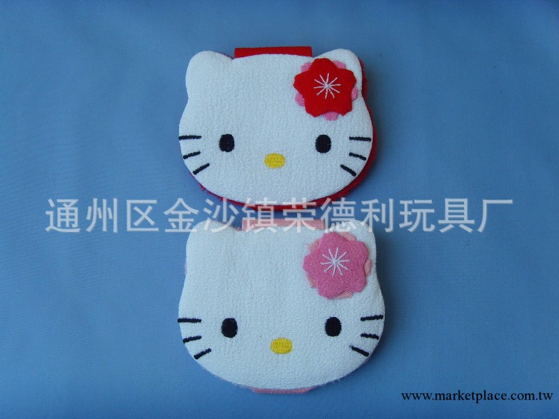 廠傢直銷 日本招喜屋和風禮品 Hello Kitty 對折化妝鏡子 小臺鏡工廠,批發,進口,代購