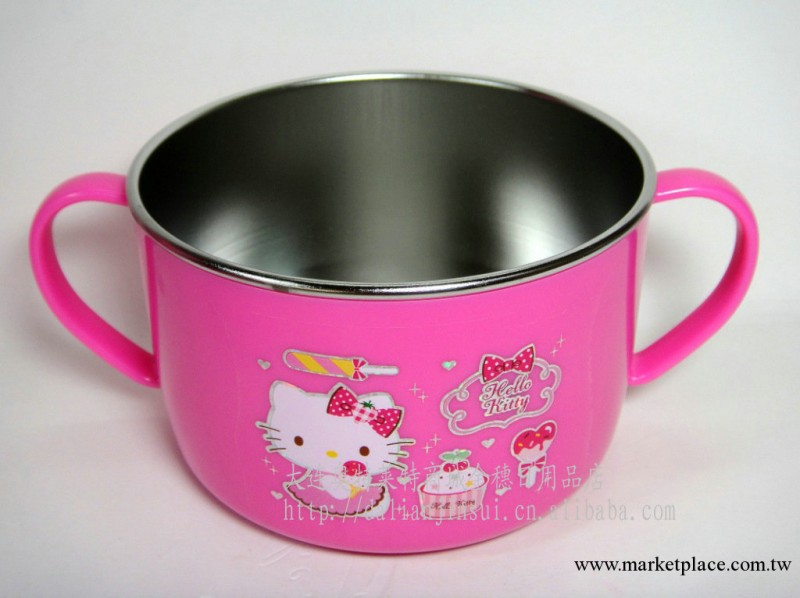 批發韓國 Hello Kitty 雙把碗（大） 韓國直購批發價格直銷工廠,批發,進口,代購