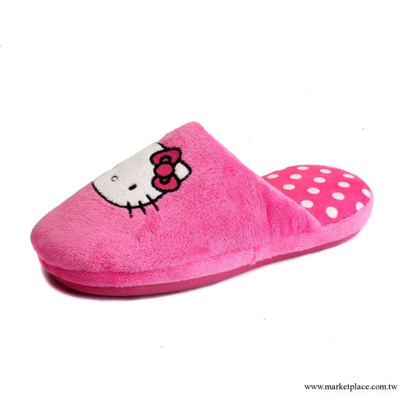 批發一件代發正品迪斯尼Hello Kitty超柔短絨女棉拖拖鞋12744工廠,批發,進口,代購