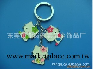 生產鑰匙扣｜鋅合金鑰匙扣｜metal keys｜“Hello Kitty”鑰匙扣工廠,批發,進口,代購