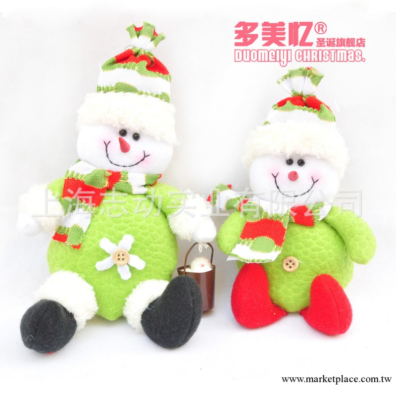 2013現貨批發 聖誕禮品 佈藝坐姿雪人擺飾 玩偶 小號0.09kg工廠,批發,進口,代購