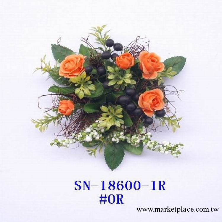 廠傢直銷 玫瑰花環 聖誕禮品 聖誕節裝飾品工廠,批發,進口,代購