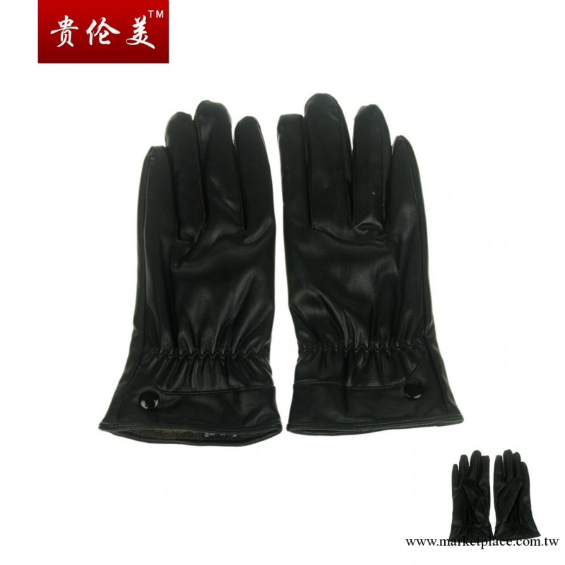 貴倫美韓版皮質機車簡約男士時尚保暖冬季皮手套ST08工廠,批發,進口,代購