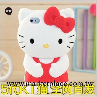 批發立體hello kitty iphone5 矽膠套 iphone5 手機殼 X0750工廠,批發,進口,代購