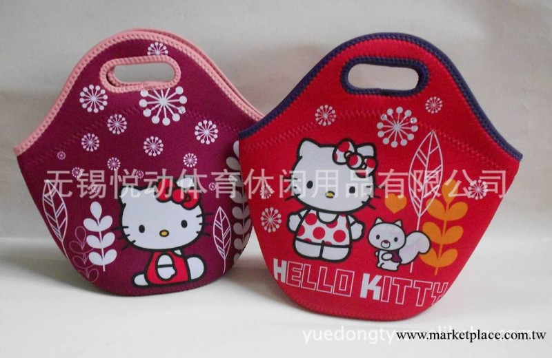 廠傢直銷潛水料HELLO KITTY午餐包，熱升華午餐包工廠,批發,進口,代購