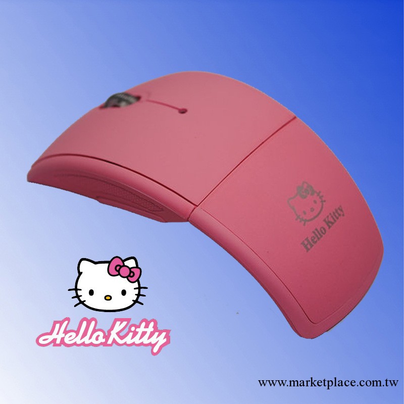 【現貨】熱銷 可愛 女生 禮品 折疊 hello kitty貓 無線鼠標工廠,批發,進口,代購