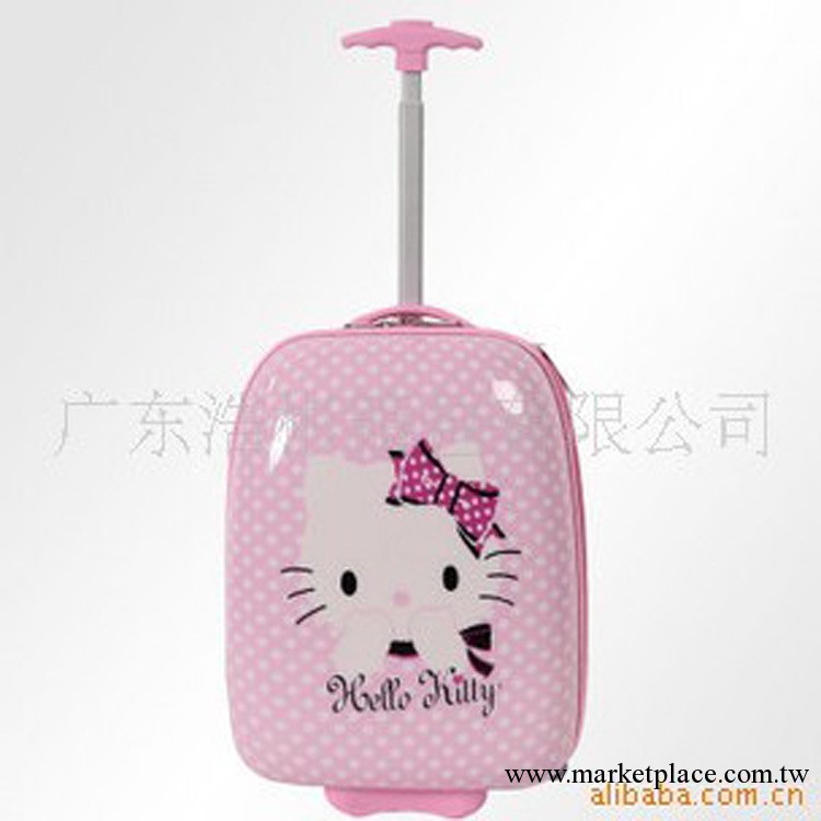 迪士尼系列HELLO KITTY方形粉色ABS/佈兒童拉桿箱旅行箱16寸工廠,批發,進口,代購