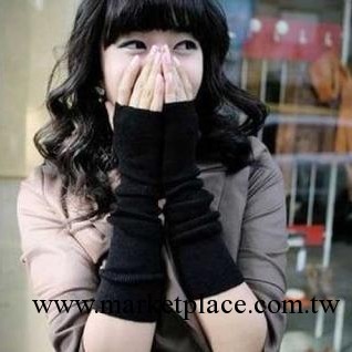 728 李孝利半指手套 女生超長款針織無指手套腕套工廠,批發,進口,代購