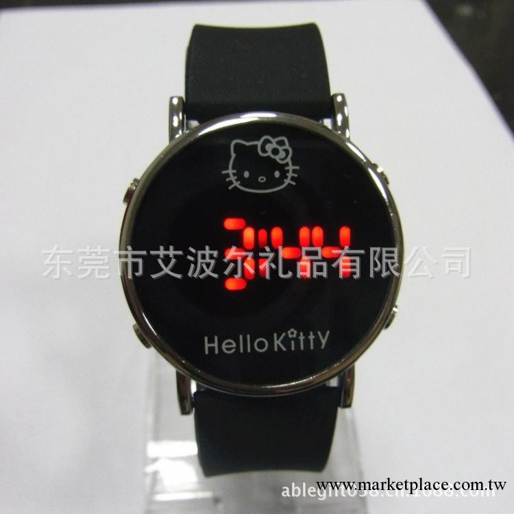 爆款led燈觸摸屏手錶 時尚男手錶女士手錶hello kitty廠傢批發工廠,批發,進口,代購