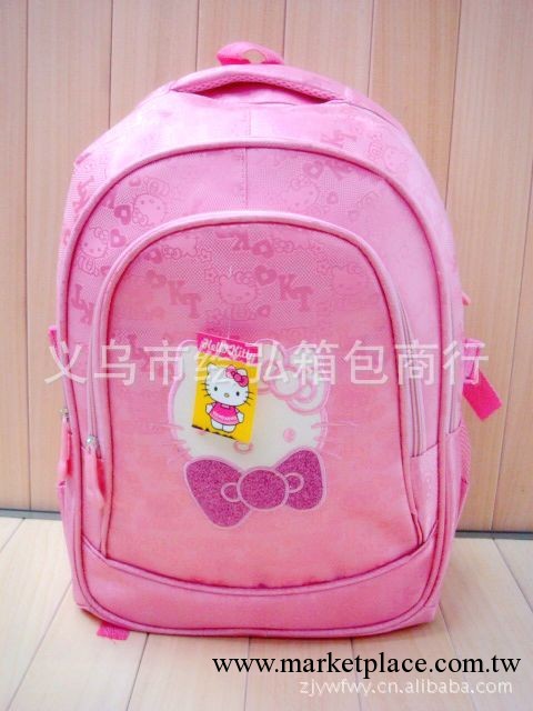 供應小學生雙肩書包/卡通書包/hello kitty系列書包工廠,批發,進口,代購