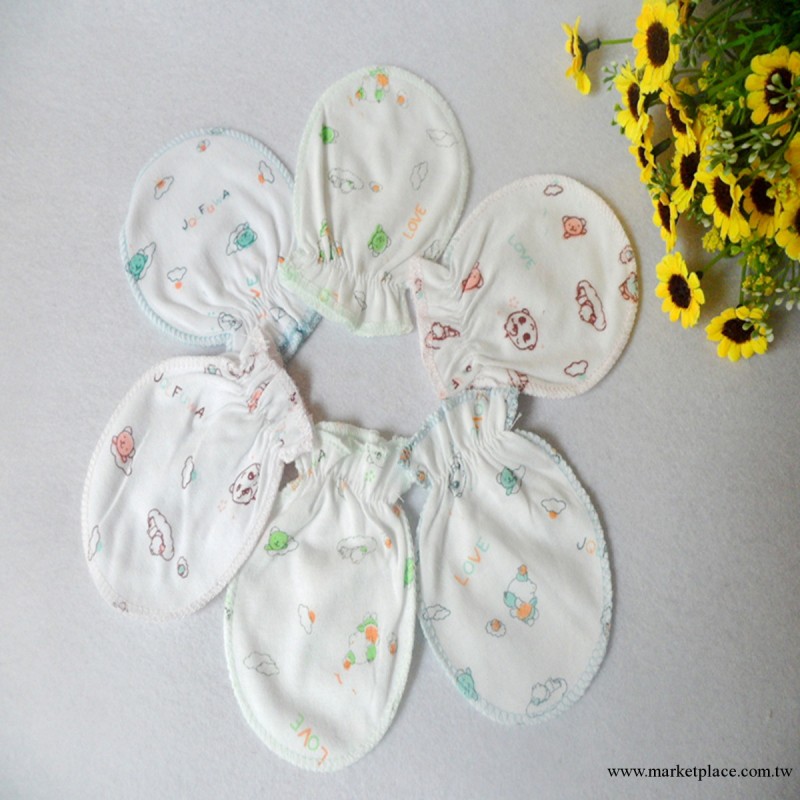 批發 嬰幼兒用品 新生兒純棉手套/嬰幼兒護手套/寶寶防抓傷手套工廠,批發,進口,代購