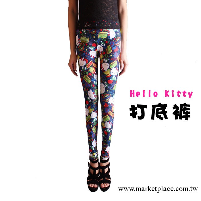 Hello kitty時尚內搭褲顯瘦彈力大碼小腳褲緊身機器貓秋褲潮加長工廠,批發,進口,代購