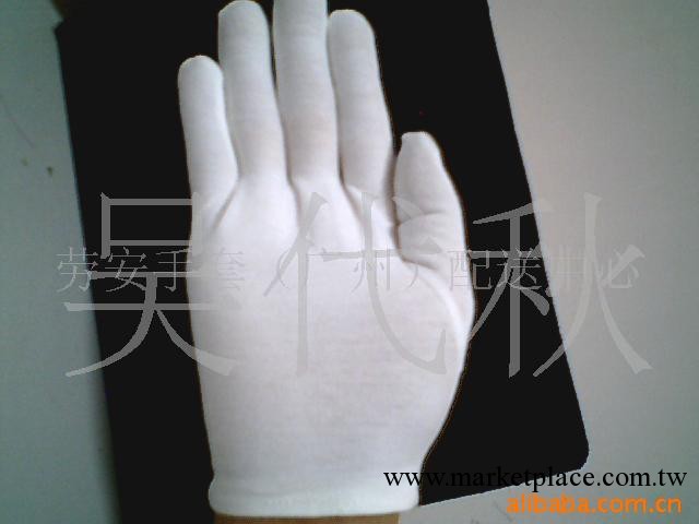供應大量白色純棉單面汗佈作業手套工廠,批發,進口,代購