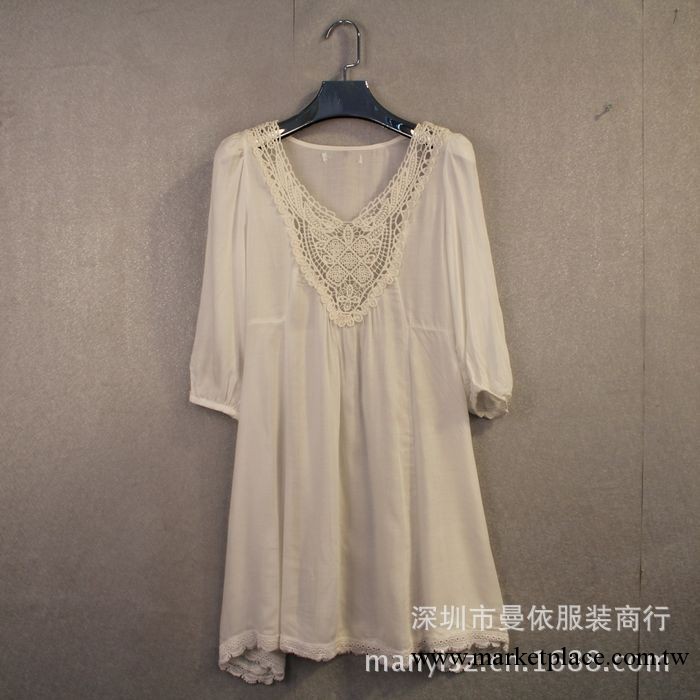 日本原單剪標　日單女裝　勾花鏤空連衣裙　女裝批發工廠,批發,進口,代購