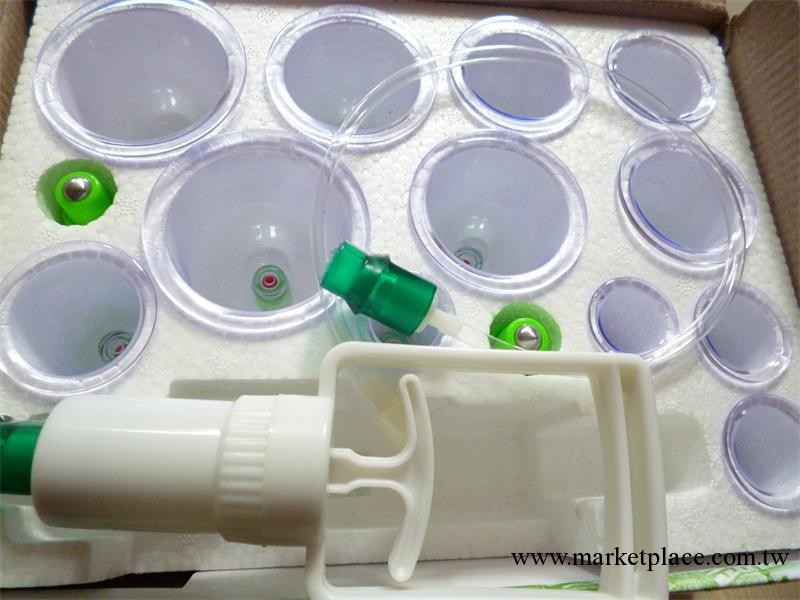 經絡保健器材 12罐拔罐器 康念拔罐器 帶延長管 真空抽氣罐工廠,批發,進口,代購