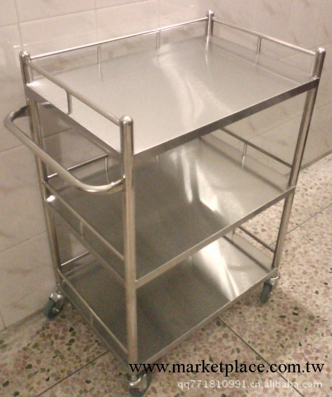 醫療器械 不銹鋼三層器械臺（手術車.治療車工作車醫用推車）厚型工廠,批發,進口,代購