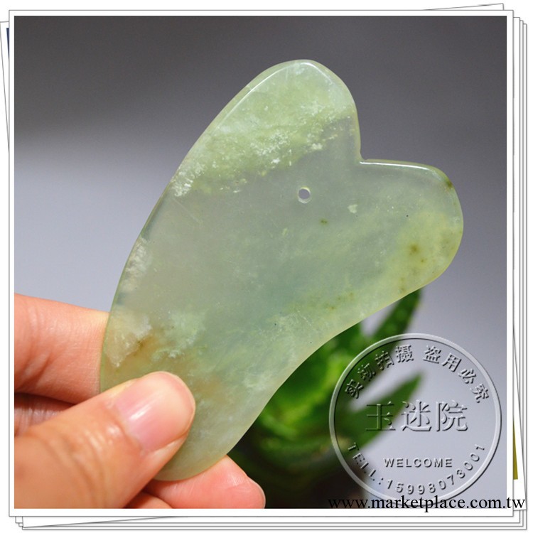 大量供應批發玉石小牛角刮痧板按摩片器材 純天然岫巖玉工廠,批發,進口,代購