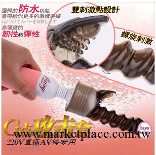 220V直插充電雙配AV棒通用頭套—G點攻擊按摩套 器具頭套工廠,批發,進口,代購
