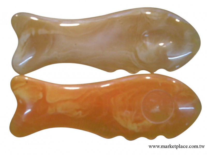 天然樹脂蜜蠟刮痧板/魚形帶齒刮痧片/養神保健用品/經絡活血刮痧工廠,批發,進口,代購