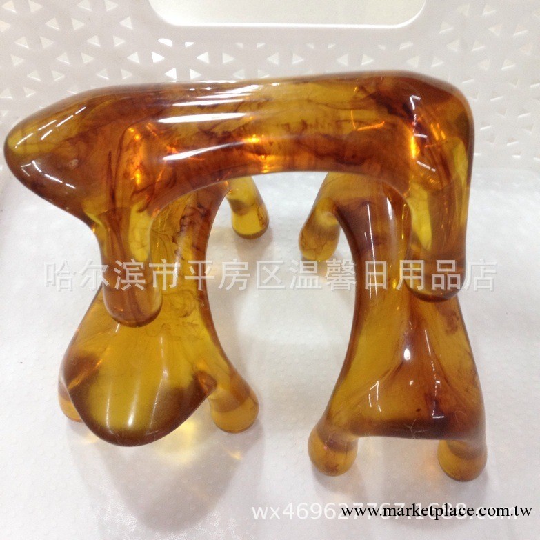 哈爾濱蜜蠟按摩狗經絡刮痧動力虎 頸部腰部按摩器 頸椎按摩棒批發工廠,批發,進口,代購