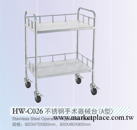 HW-C026維康鐸 廠傢直供 不銹鋼手術器械臺可定制工廠,批發,進口,代購