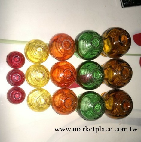 彩色玻璃拔罐/彩色玻璃火罐5號/玻璃罐工廠,批發,進口,代購