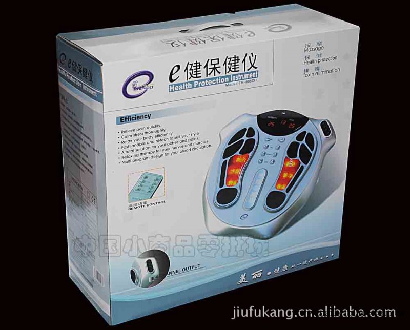 E健保健機 氣血循環機 足底按摩器 EH-006CH 針炙磁療機 腳部按摩工廠,批發,進口,代購