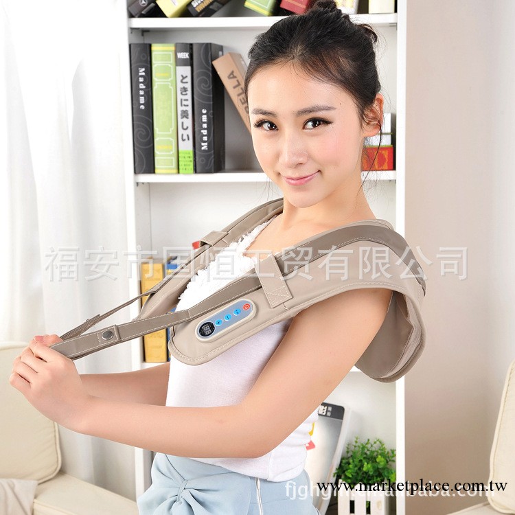 頸椎按摩器批發 頸肩樂按摩披肩批發 肩周炎按摩機 腰部按摩器材工廠,批發,進口,代購