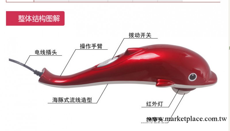 按摩棒廠傢 海豚按摩棒 手動按摩棒金足606-1按摩棒遠紅外按摩棒工廠,批發,進口,代購