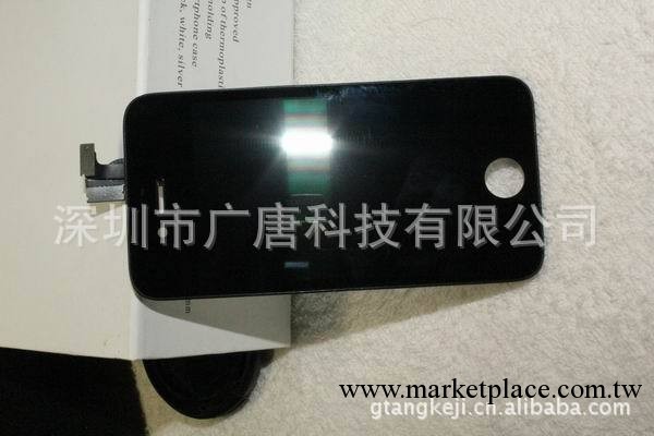 供應IPHONE 4G LCD總成 蘋果 液晶總成 黑色 廠傢直銷 蘋果產品工廠,批發,進口,代購