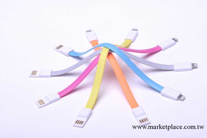 移動電源線 蘋果磁鐵數據線iphone5/Ipad4/ipad mini 充電短線工廠,批發,進口,代購