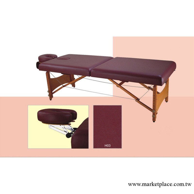 美容院定制B-323指壓床折疊按摩床便捷式美容床升降床護理床工廠,批發,進口,代購