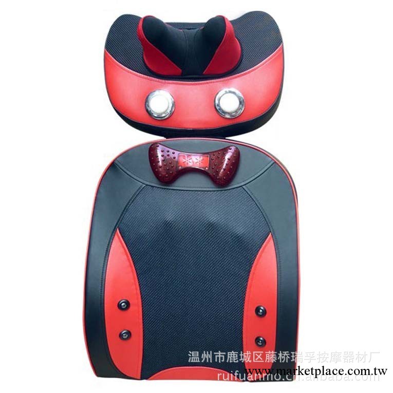 組合多用按摩墊 頸椎頸部按摩器 按摩靠墊 按摩枕按摩組合工廠,批發,進口,代購