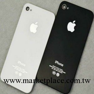 廠傢直銷蘋果後蓋 高品質iPhone4代總成後殼 黑白電池蓋工廠,批發,進口,代購