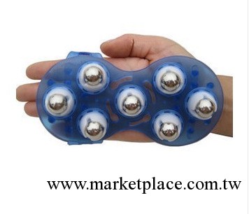 全身按摩必備七龍珠按摩珠 滾珠按摩手 經絡刷美體按摩器/送父母工廠,批發,進口,代購