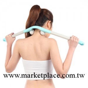 多功能按摩棒 三節棍按摩棒 背部敲打棒 頸部健身棒 12158 混色工廠,批發,進口,代購