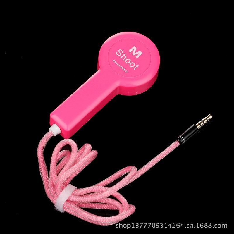 創新火爆 蘋果帶線自拍器 手機自拍快門線工廠,批發,進口,代購