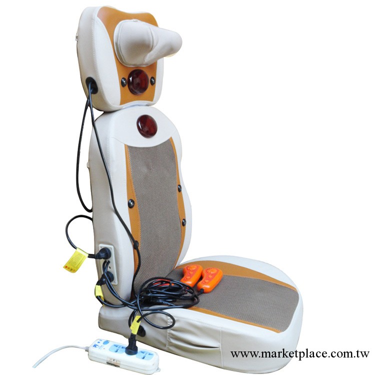 新款按摩器批發 背部頸部腰部按摩枕 多功能按摩椅 頸椎按摩墊工廠,批發,進口,代購