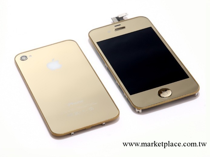 iphone 4G 電鍍液晶總成套 蘋果4代彩色LCD工廠,批發,進口,代購