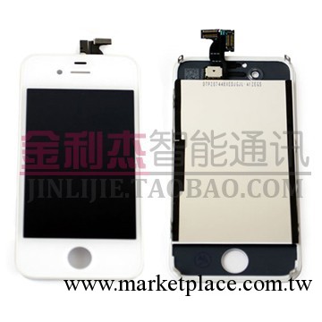 供應新款蘋果手機配件 Apple iphone4S 原裝液晶總成 白色工廠,批發,進口,代購